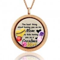 Touch Of Dazzle Locket Pendants - Great Mother's Day Gift for Mothers & Grandmothers