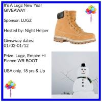 Lugz Empire Hi Fleece WR Boot Giveaway