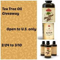 Apothecary Extracts Tea Tree Oil Giveaway