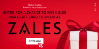 Zales Giveaway - Five $100 Visa e-gift card Winners #ZalesForVDay