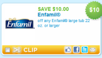 Enfamil $10 off Coupon -