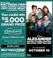 “Terrific, Wonderful, Awesome, Very Good Night” Sleepstakes Contest