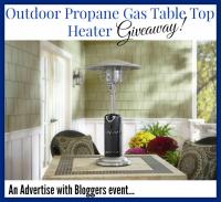 Outdoor Propane Gas Table-Top Heater Giveaway