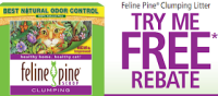 Free Feline Pine Clumping Litter After Rebate