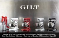  Gilt Flash Sale - 80% off KitchenAid and Cusinart