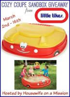 little tikes Cozy Coupe Sandbox Giveaway
