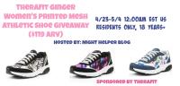 Therafit Ginger Women's Printed Mesh Athletic Shoe Giveaway