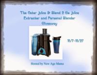 The Oster® Juice & Blend 2 Go™ Juice Extractor & Personal Blender Giveaway
