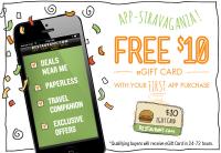 Restaurant.com's Mobile App - Free $10 eGift Card with Purchase